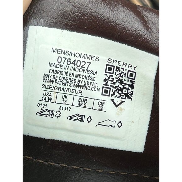 Sperry Mako Canoe Moc Boat Shoes Sz 14 - Picture 9 of 9